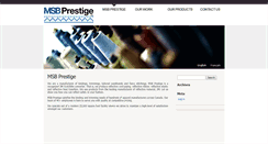 Desktop Screenshot of msbprestige.com